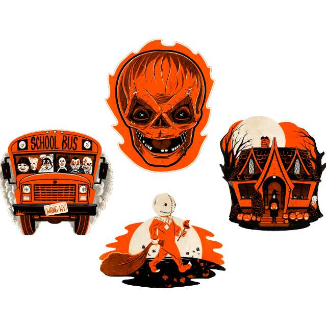 Trick r Treat Glow in the Dark Wall Décor Collection