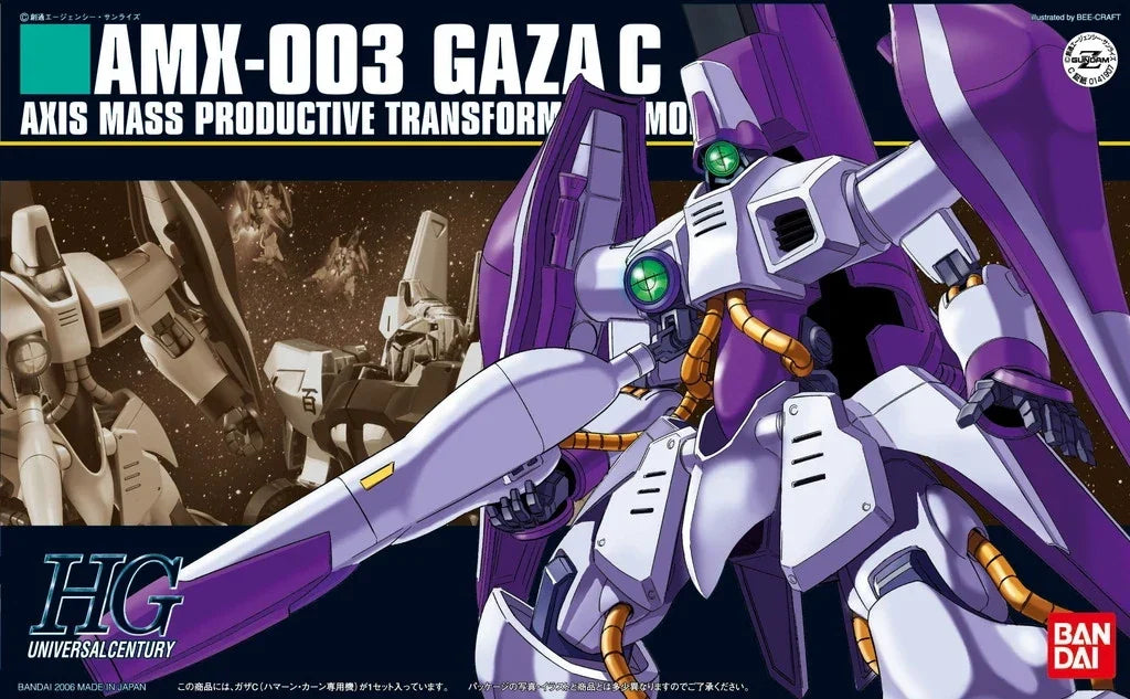 Gundam 1/144 HGUC #062 Zeta Gundam MX-003 Gaza-C (Haman Karn Custom) Model Kit