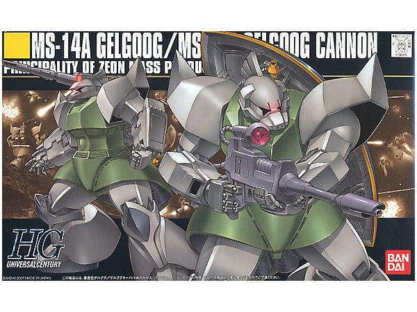 Gundam 1/144 HGUC #076 Gundam 0079 MS-14A Gelgoog / MS-14C Gelgoog Cannon Model Kit