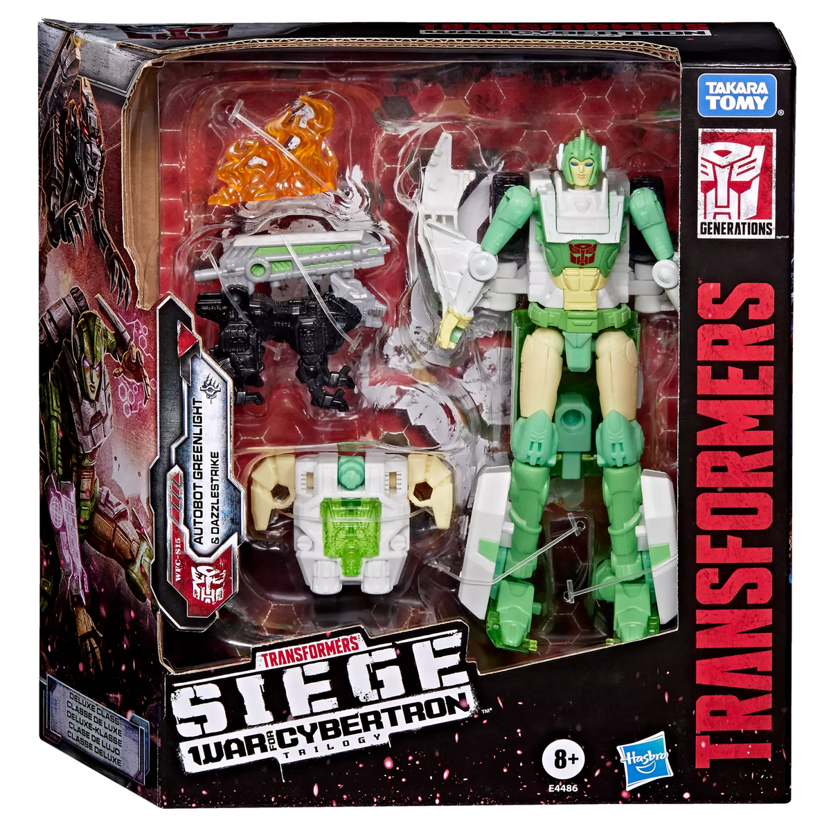 Transformers Generations War For Cybertron: Siege Deluxe Greenlight and Dazzlestrike Action Figure WFC-S15