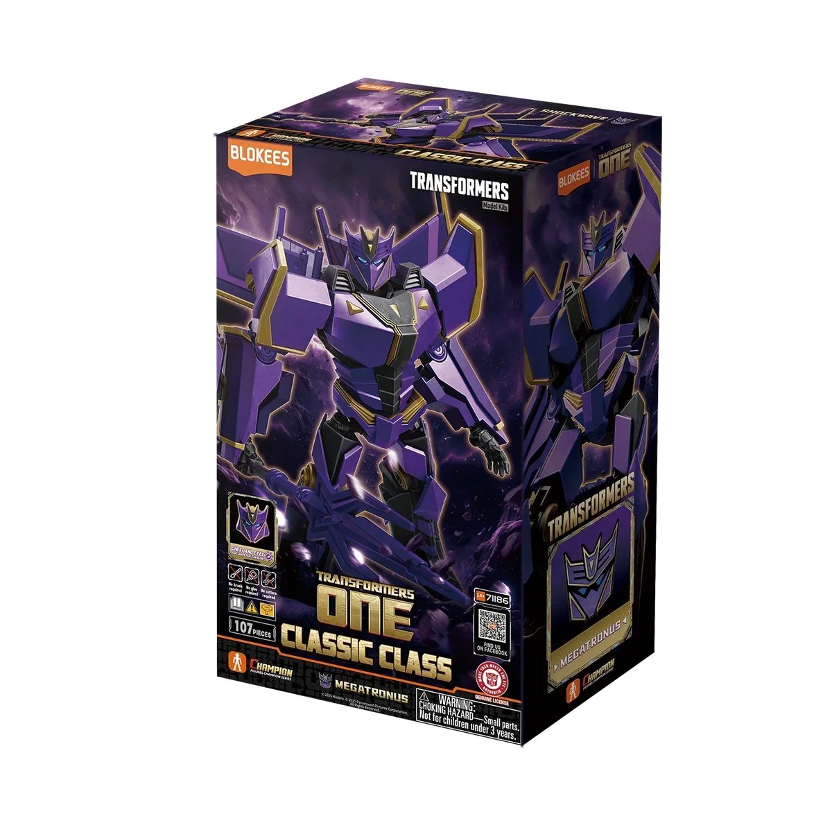 Blokees Transformers Classic Class #20 Megatronus (Transformers One) Model Kit