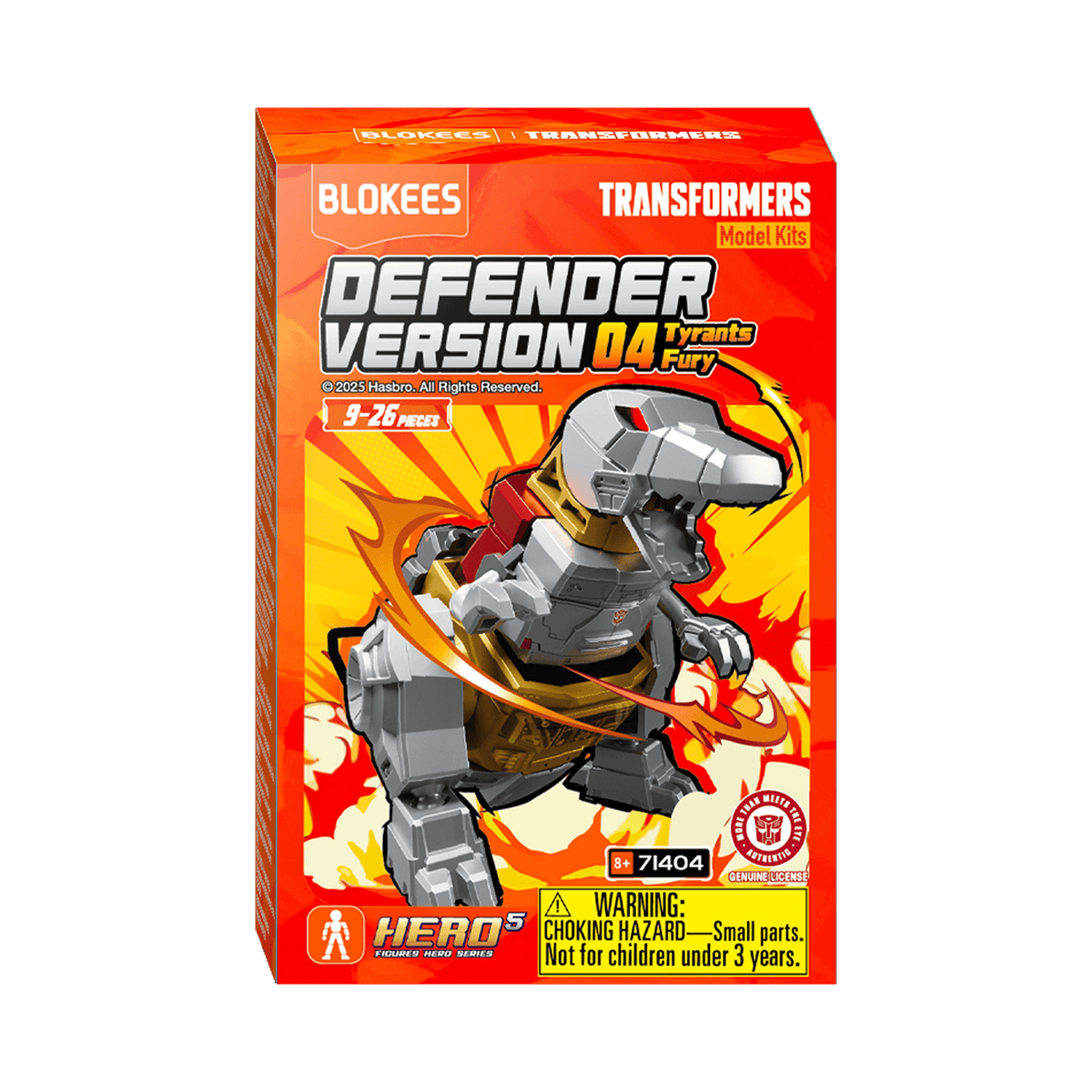 Blokees Transformers Defender Version 04 Tyrants Fury