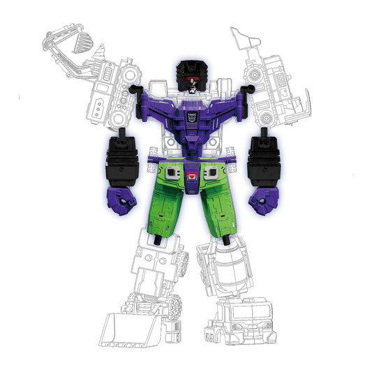 Transformers Defender Version Devastator Kits Combining Accessory