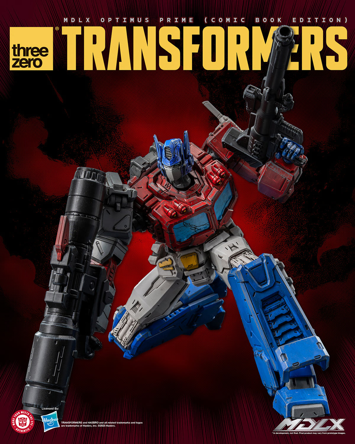 ThreeZero MDLX Transformers Optimus Prime (Comic Book Edition) Action Figure