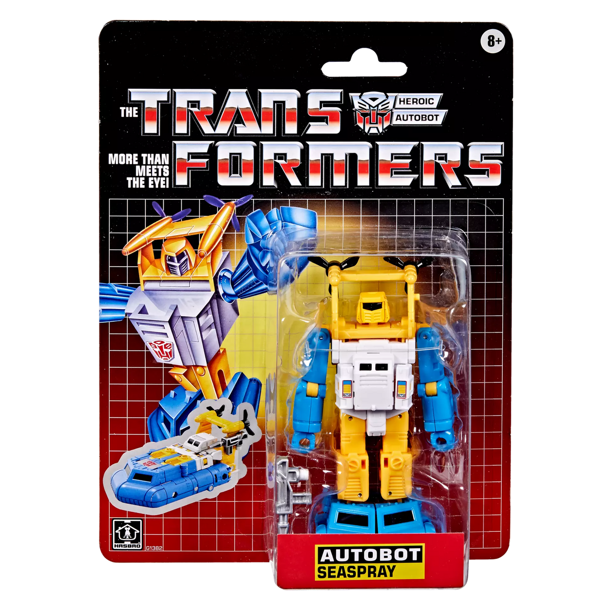 Transformers G1 Retro Carded Autobot Seaspray Action Figure