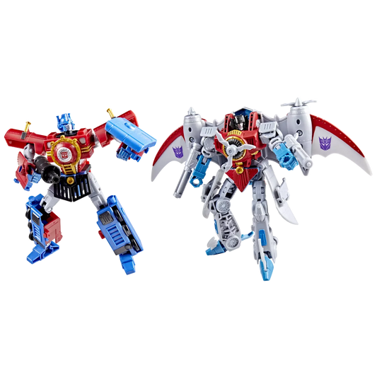 Transformers Hearts of Steel Timelines Comic Edition Optimus Prime and Starscream Action Figure Exclusive