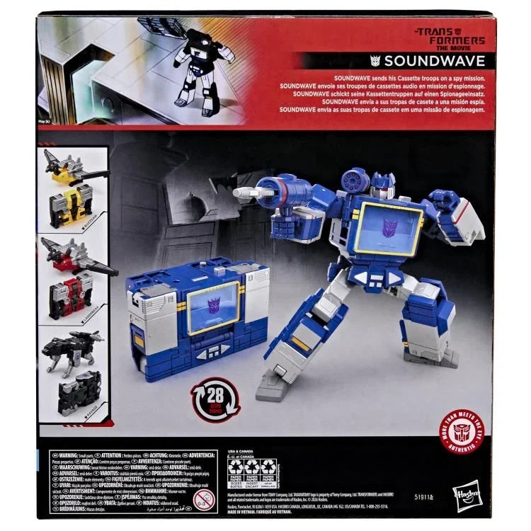 [Pre-Sale] Transformers Generations Studio Series The Transformers The Movie 86 Soundwave Action Figure