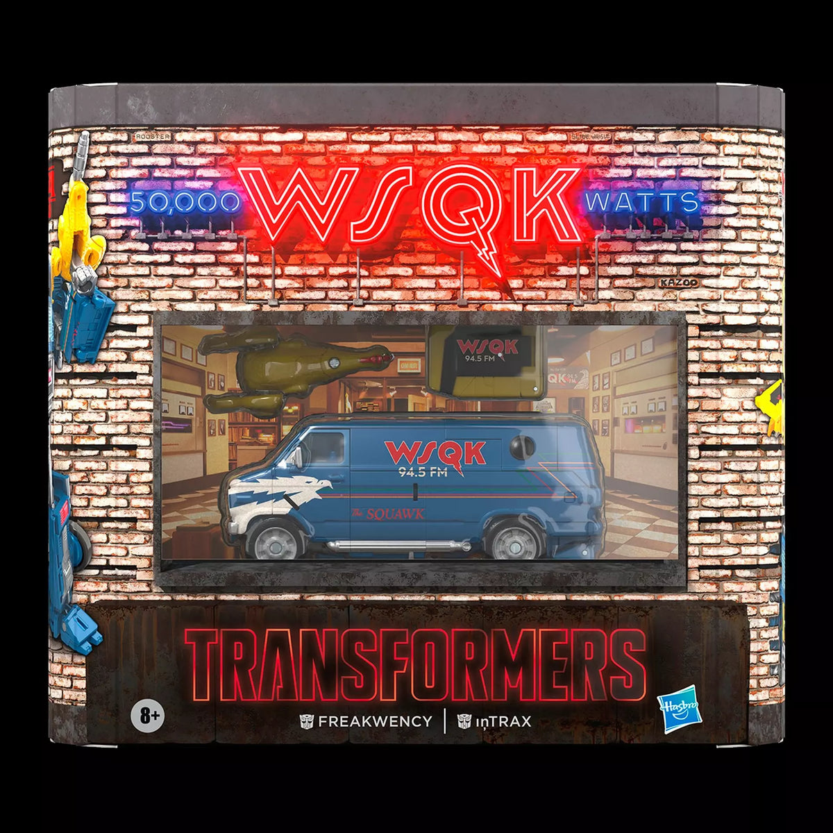 Transformers Stranger Things Freakwency and 8-Trax Action Figure Exclusive
