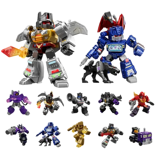 Blokees Transformers Model Kits Defender Version #03 Heavy Metal War Mystery Box Trading Figure Set of 12