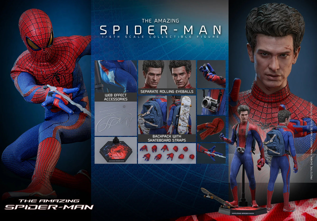 Hot Toys The Amazing Spider-Man 1/6 Scale Action Figure