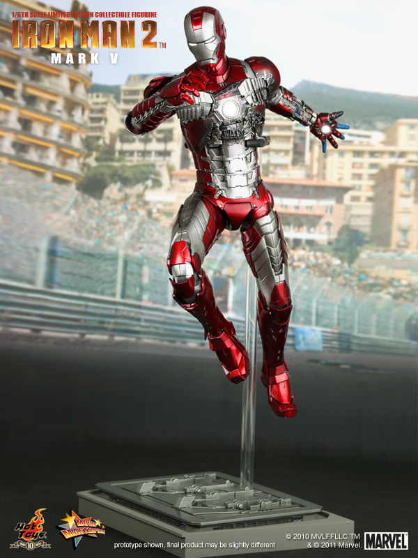 Hot Toys Iron Man (Mark V) 1/6 Scale Action Figure
