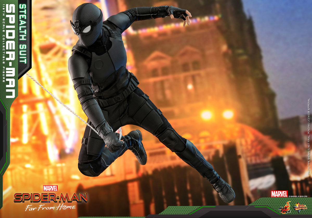 Hot Toys Spider-Man (Stealth Suit) 1/6 Scale Action Figure