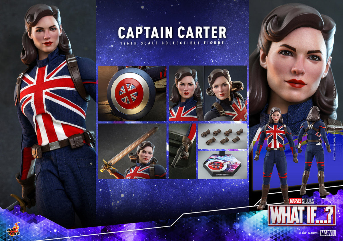 Hot Toys Captain Carter 1/6 Scale Action Figure